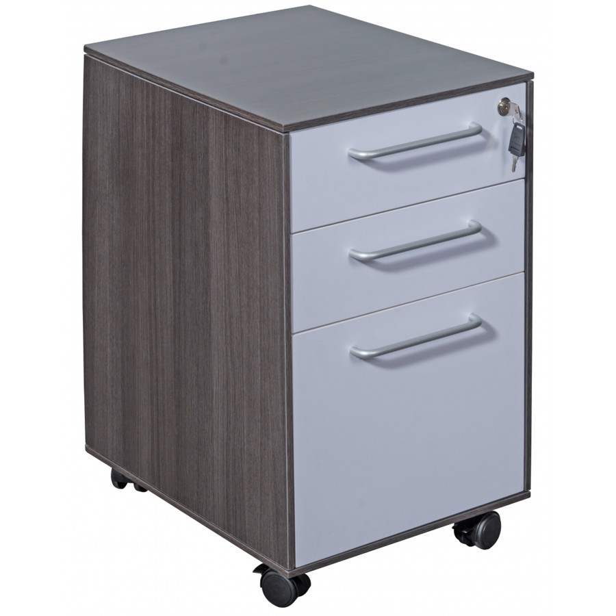 Nero Executive Three Drawer Pedestal